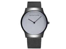 Relógio masculino Vava Voom Fashion Quartz com pulseira preta.