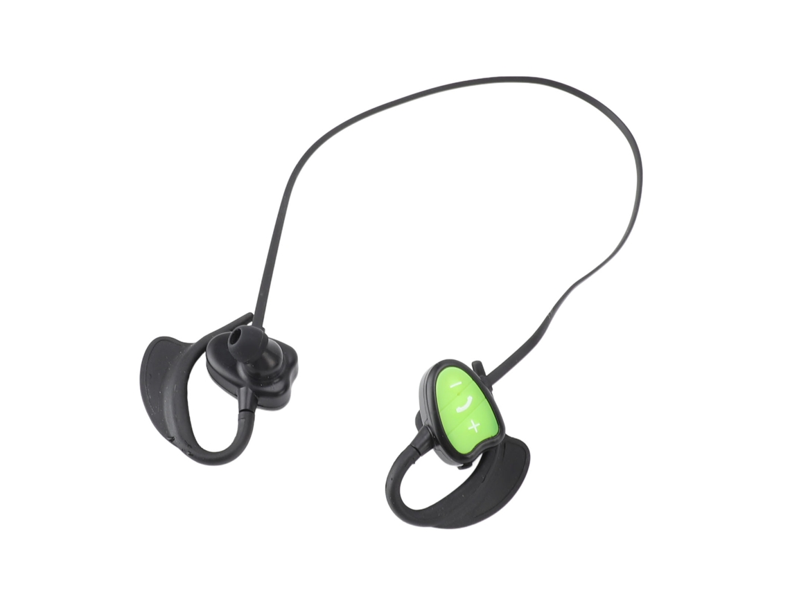 Fone Ouvido Bluetooth Ipx8 À Prova D'água Natação Verde