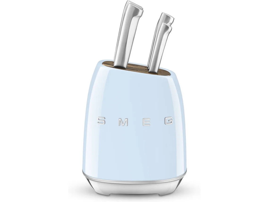 Bloco de Facas SMEG Anni 50 KBSF02PB (6 Unidades - Azul Céu)