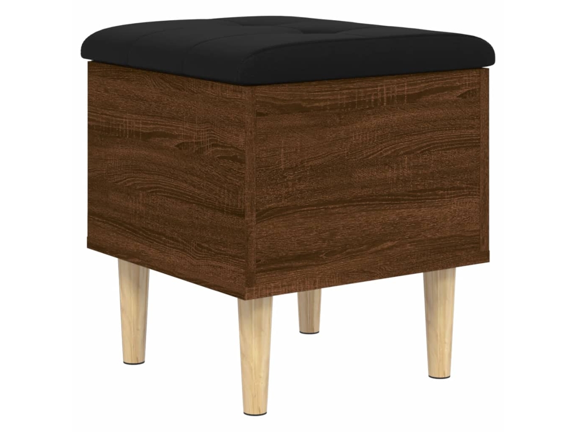 Storage Bench, Storage Benches Vidaxl Marrom Madeira Processada (42 X 42 X 46 Cm)