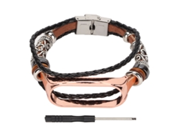 Pulseira de couro para Xiaomi Mi Band 6/5 NFC EOOCOO