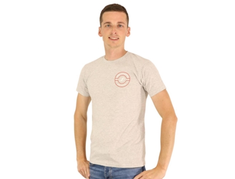T-Shirt de Homem INSPYRE Ltr Heather Cinzento (L)