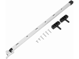 Kit De Suporte Manual Para Janela Estufa Em Alumínio Com Barra Abertura Ventilação Do Teto Inclui 1, 2 Pinos E 6 Porcas
