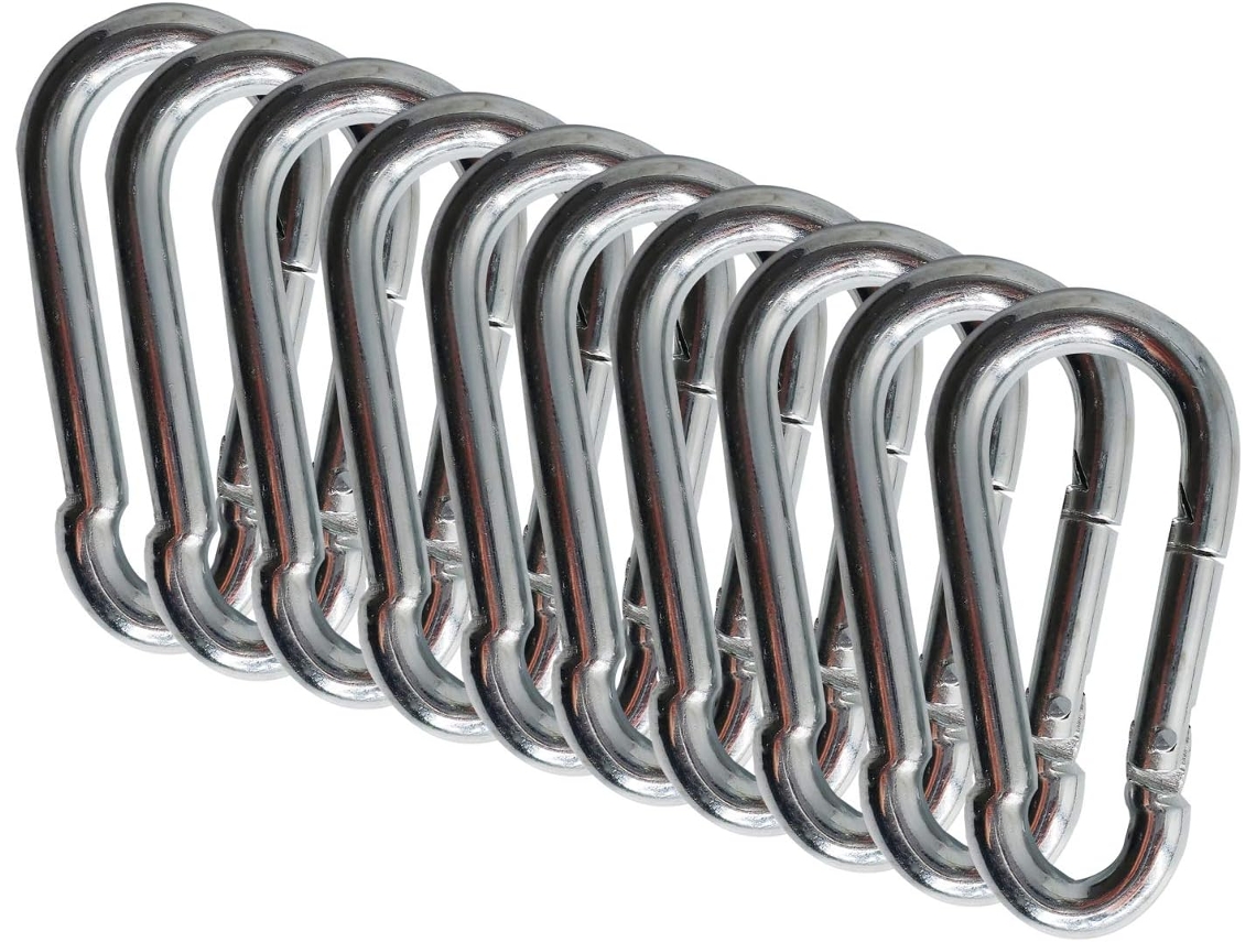 Mosquetões Duráveis, Ganchos De Pressão De Aço Inoxidável 316 De Grau Marítimo Para Uso Interno E Externo, Capacidade De Carga De Até 80 Kg, Leves, Fo