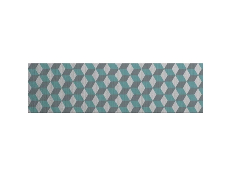 Splashback de alumínio adesivo em cubo - L. 90 x l. 20 cm - Cinza