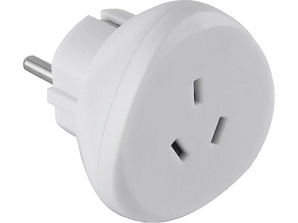 70060 Adaptador De Viagem Austrália/china Para França/europa, Branco
