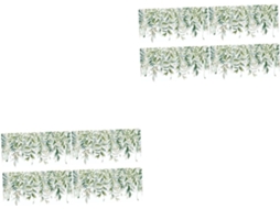 Conjunto De 4 Adesivos Decorativos De Parede, Estampa Verde, Decoração De Parede