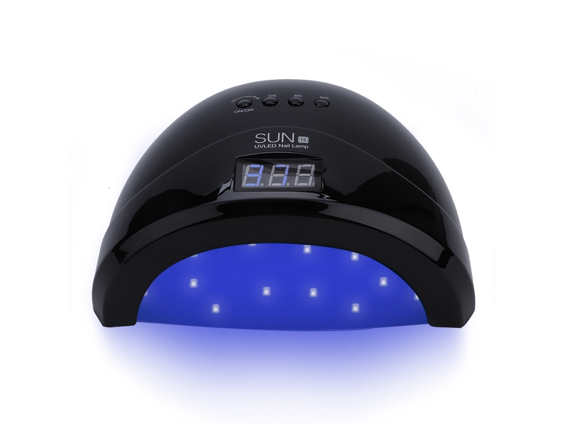 Lâmpada De Unhas 48w (potência 48w, Preta, Sensor Inteligente, Indolor) Eoocoo