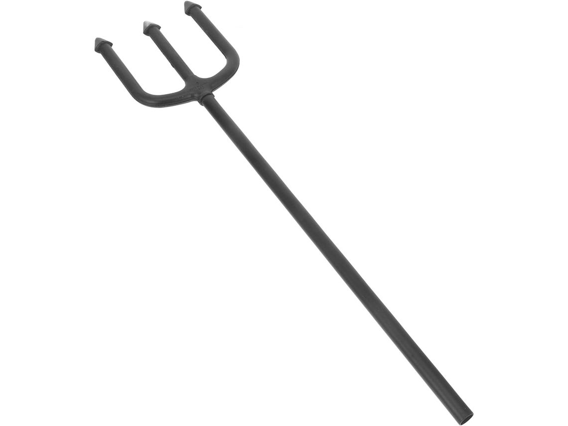 Garfo Gatuida Trident Nire Em Plástico Abs Puro Csplay Hallween