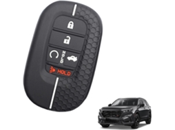 Capa De Silicone Para Chave Carro Compatível Com Honda Civic Hr V Cr 2023-2026 Sport Si Ex L Touring 2022-2025 2026-pilot
