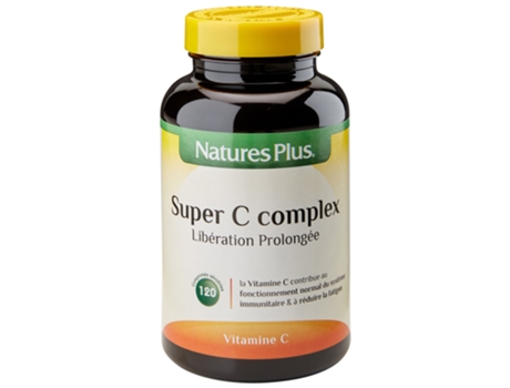 Super C Complex Liberação Estendida 120 Comprimidos Secáveis NATURES PLUS