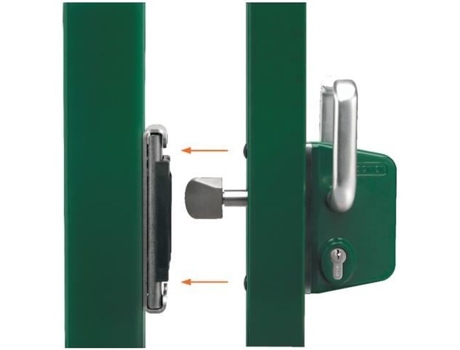 Perfil de Fechadura para Portão de Deslizar Aço Inoxidável 40 LOCINOX