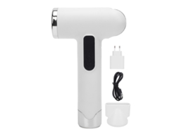 Secador de cabelo sem fio de 200 W e 100000 rpm, recarregável por USB, rápido, portátil, branco, plugue europeu | S/MARCA