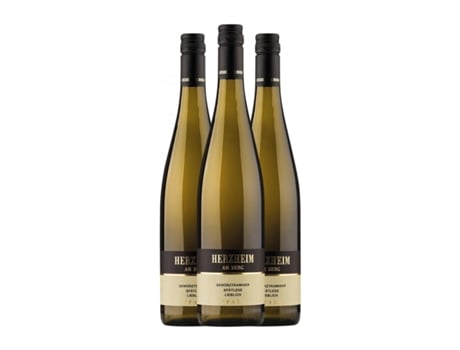 Vinho branco HERXHEIM AM BERG Spätlese Gewürztraminer Semi-seco Semi-doce Pfälz (0.75 L - 3 Unidades)
