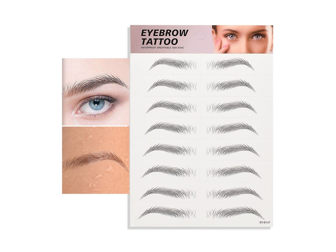Parches De Cejas Tatuaje 3d Impermeables Permanentes Para Todos