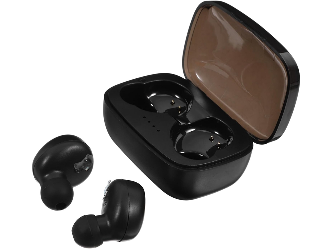 Mini Fones De Ouvido Sem Fio Pretos Com Ruído Para Por Toque, Dc5.0v
