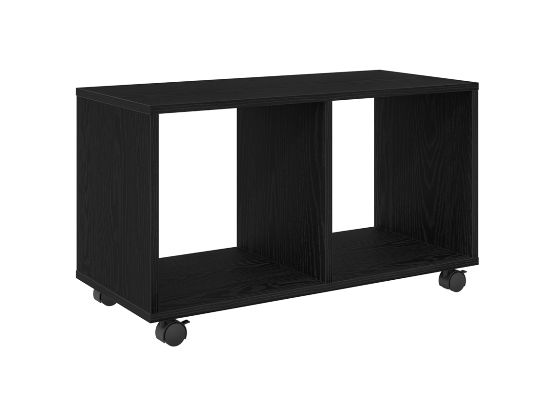 Conjunto 1 Mesa De Apoio Vidaxl Preto Derivados De Madeira (72 X 33 X 42,5 Cm)