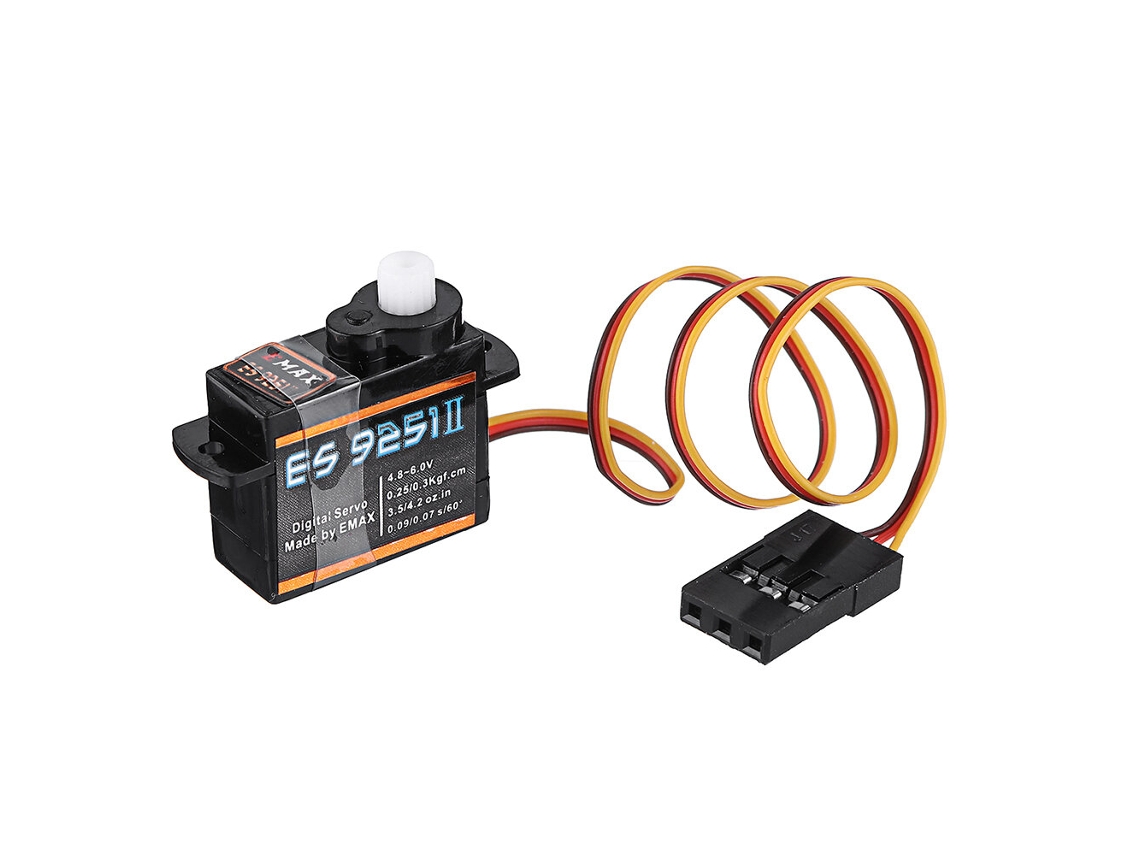Emax Es9251 Versão Atualizada 3g Engrenagem De Plástico Micro Servo Digital Para Modelo Rc