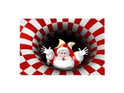Tapete de Porta de Banheiro Série de Natal Decorações de Natal Style4