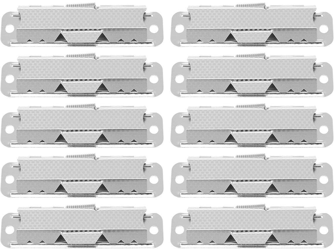 Clips Para Arquivos De Escritório, 10-unidades, Liga De Zinco