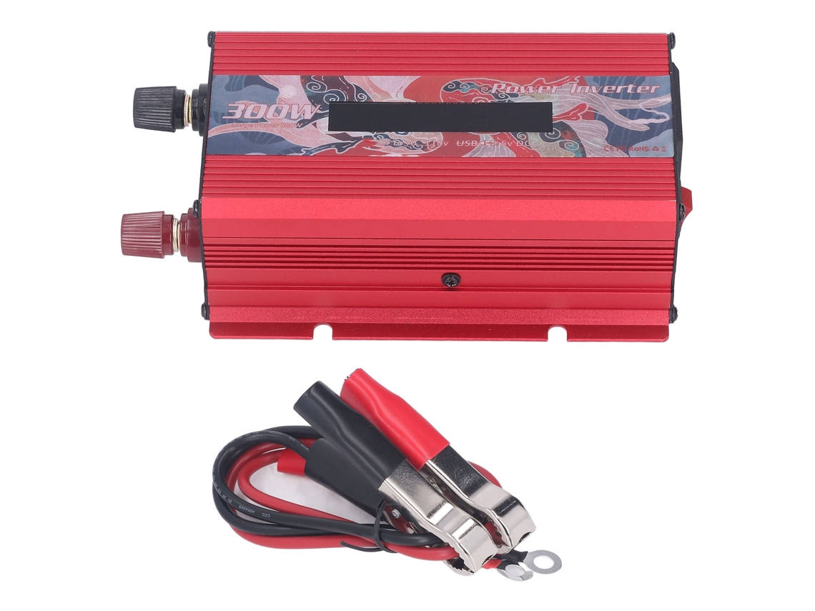 Inversor De Energia 300w Dc Para Ac 110v Com Display Lcd Conversão Eficiente Para Carro