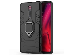 Capa Protetora Resistente A Impactos Em Pc + Tpu Com Suporte De Anel Magnético Para Xiaomi 9t / 9t Pro.