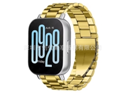 Pulseira De Aço Sanzhu, Versão Juvenil, É Adequada Paradourado Redmi Watch 5 Active Yunzii