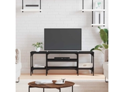 Vidaxl Móvel De Tv 121x35x45 Cm Derivados De Madeira/ferro Preto