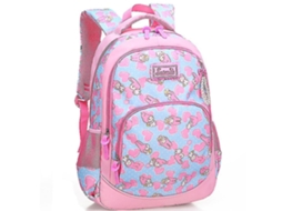 Mochilas Escola Primária Meninas 1-3-6 Anos Desenho Animado Princesa Bonita Bolsa Azul Céu