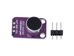 Módulo amplificador de microfone Max4466 sensor de som pré-amplificador 2.4V 5.5V