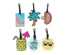6Pcs Etiqueta de Nome de Etiqueta de Bolsa Criativa para Bagagem de Viagem ALLINLESS