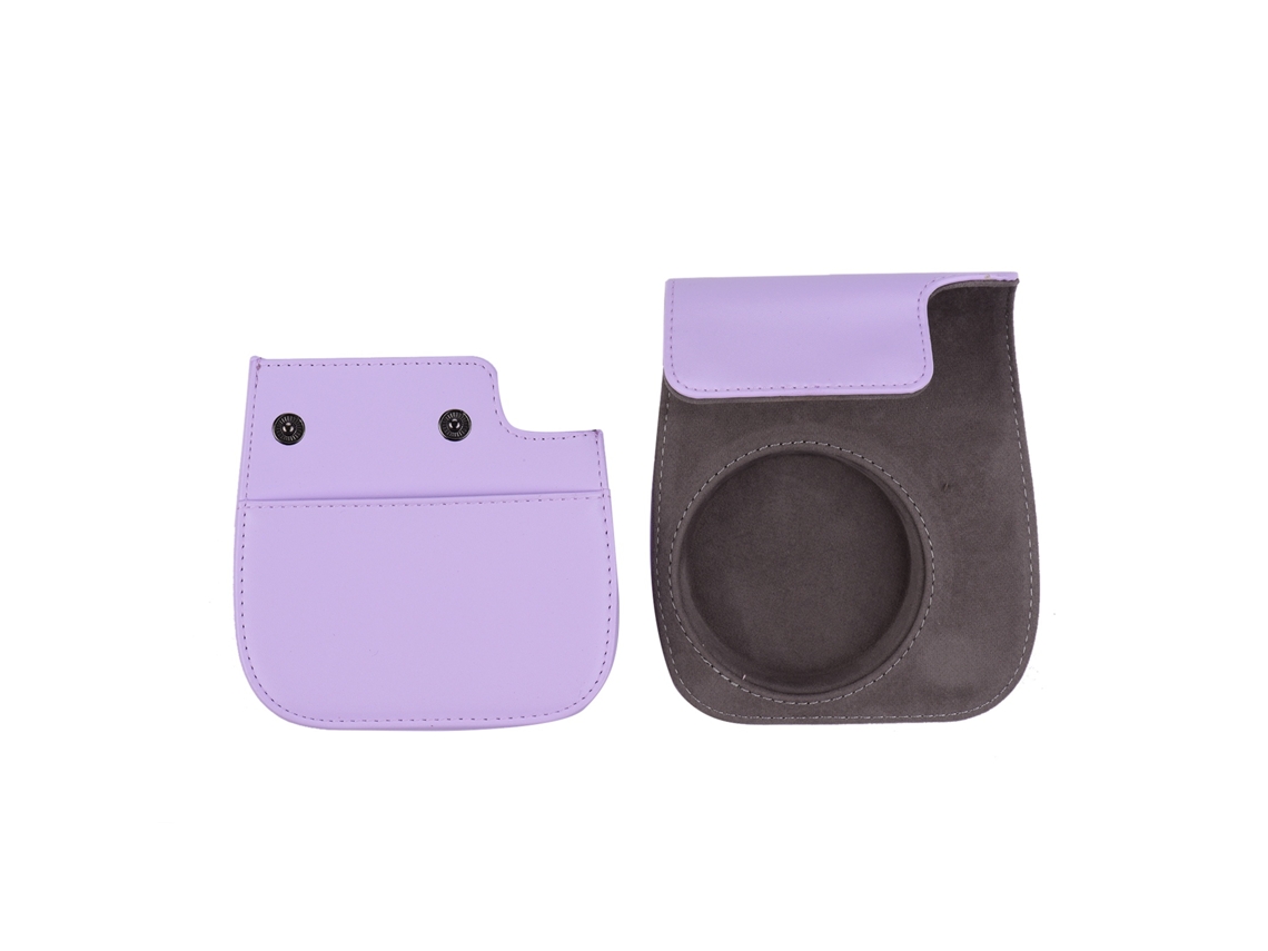 Funda Bolsa Para Cámara Instantánea Portátil De Cuero Pu Con Correa Compatible Con Fuji Mini 11