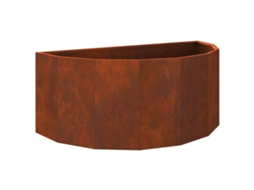 Floreira - Vaso de Jardim Ferro Enferrujado 90 X 45 X 35 Cm HARLANV1