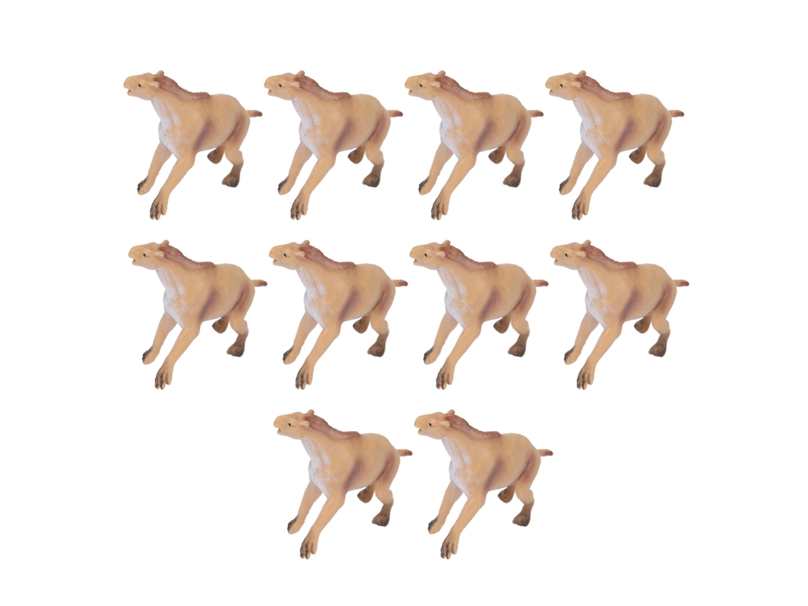 10pcs Modelo De Animal Moropus Mini Figuras Educativas Pré-históricas Brinquedos Pvc Para Crianças