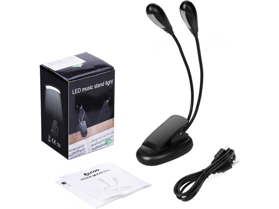 Luminária De Leitura, Luminária Usb Flexível, Luz De Leitura Para Os Olhos Recarregável Via Usb Com 14 Leds, Luminária