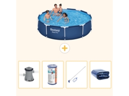 Bestway Piscina Bestway Steel Pro Redonda - 305x76 Cm - 5-peças S194