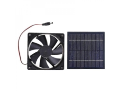 Extractor De Ar Solar 20w Ventilador Mini Exaustor Painel Solar Rhf Ip65 Para Cozinha Estufa Casa Mascota