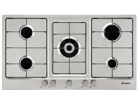 Placa de Gás CANDY PG 953/1 SX (Gás Natural - 90.9 cm - Inox) — Gás Natural | Largura: 90.9 cm