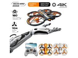 Mini Drone A21 Com Câmara Hd 4k Profissional, Wi Fi, Controlo De Altitude, Drone Com Câmara Fpv Para Iniciantes 3 Baterías Preto Yizhood