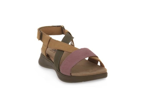 Sandálias de Mulher ENVAL SOFT Samira Cognac Pele Rosa (38)