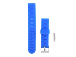 Correa De Reloj De Silicona Con Hebilla 16mm Para Deportes Azul