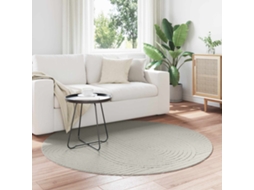Vidaxl Tapete Para Uso Interno E Externo Palmeras Verde Ø 200 Cm
