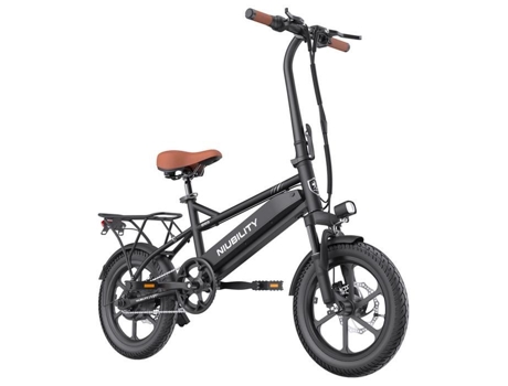 Bicicleta Elétrica Niubility B16s, Motor 350w, Bateria 36 V 14,5 Ah, Pneus 16 X 2,125 Polegadas, Autonomia 60 Km, Freios A Disco Dianteiros