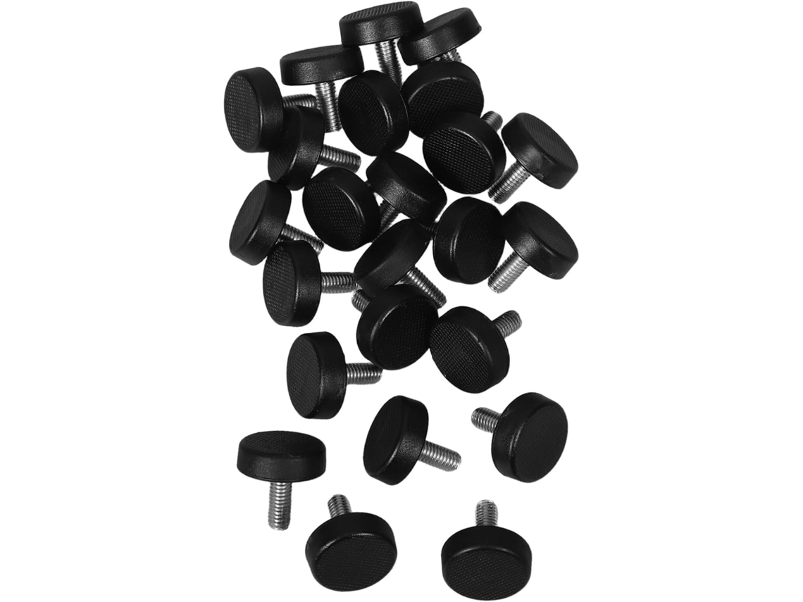 Tehaux Conjunto De 24 Pés Niveladores Ajustáveis E Resistentes Para Móveis, Com Base Antiderrapante E Rosca Para