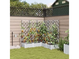 Plantadores De Jardim Com Sistema De Irrigação 5 Pcs Branco Wsd234222 Lovely Home