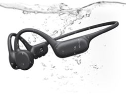 Fones De Ouvido De Condução Óssea Para Natação Ipx8 32gb Modo Mp3 Bluetooth 6.0 Desporto (preto)