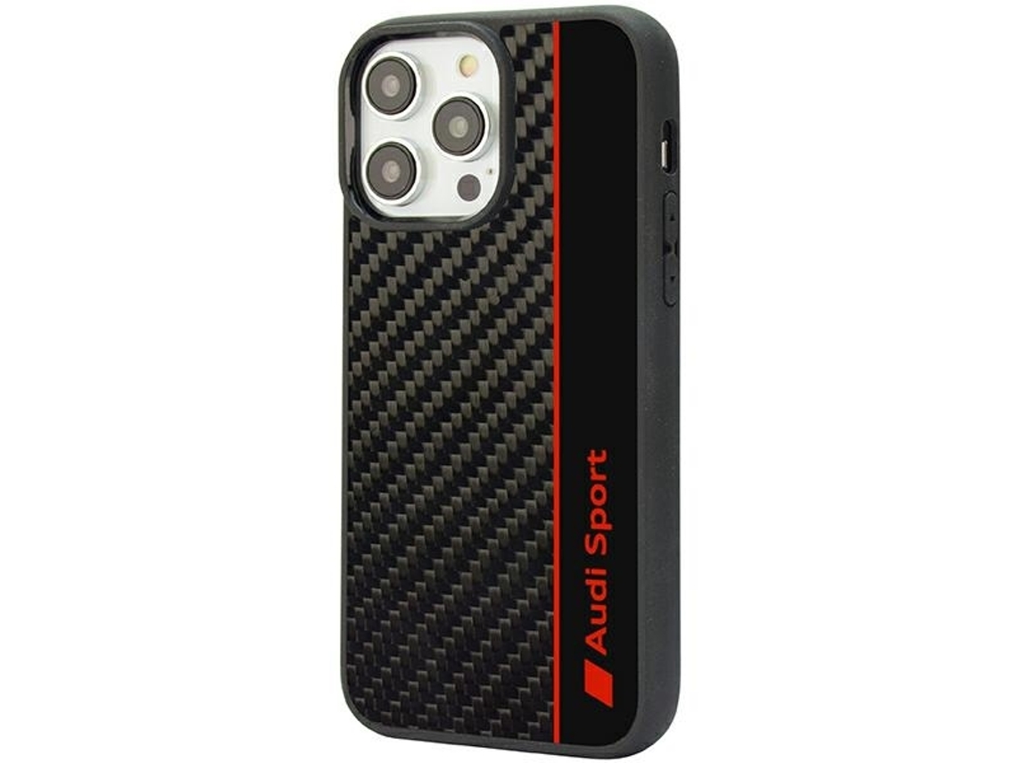 Capa para iPhone 14 Pro Max AUDI Rígida Preto