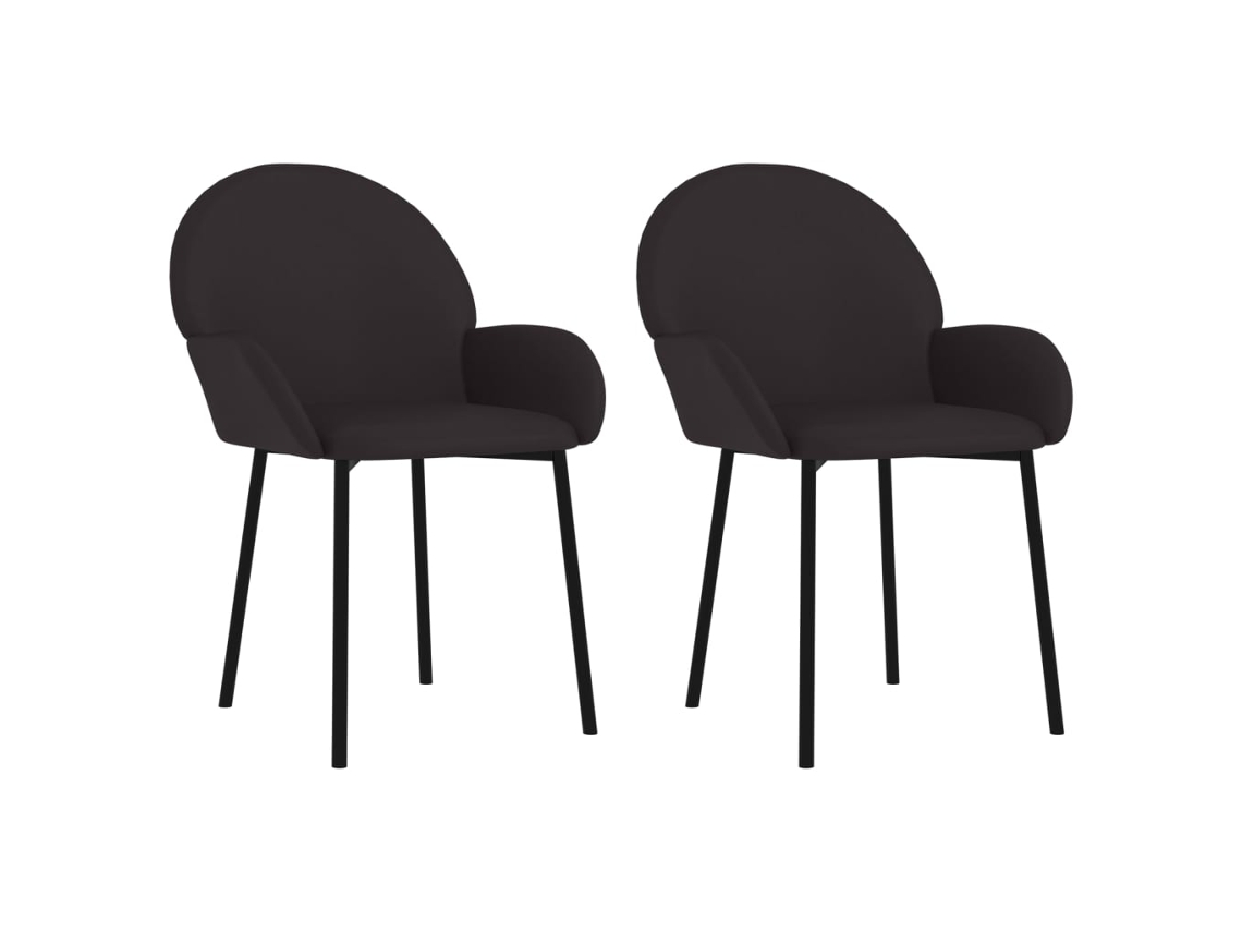 Dining Chair, Dining Chairs Vidaxl Preto Couro Artificial (n/a)