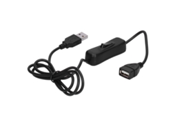 Cabo Extensão Usb Com Interruptor Macho Para Fêmea 28awg Acessórios Eletrônicos Para Ventilador Led
