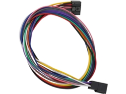 Cabo Extensor Iso Para Rádio Automotivo, Adaptador De 60cm Para Controle Volante Elétrico, 16 Pinos, Compatível Com